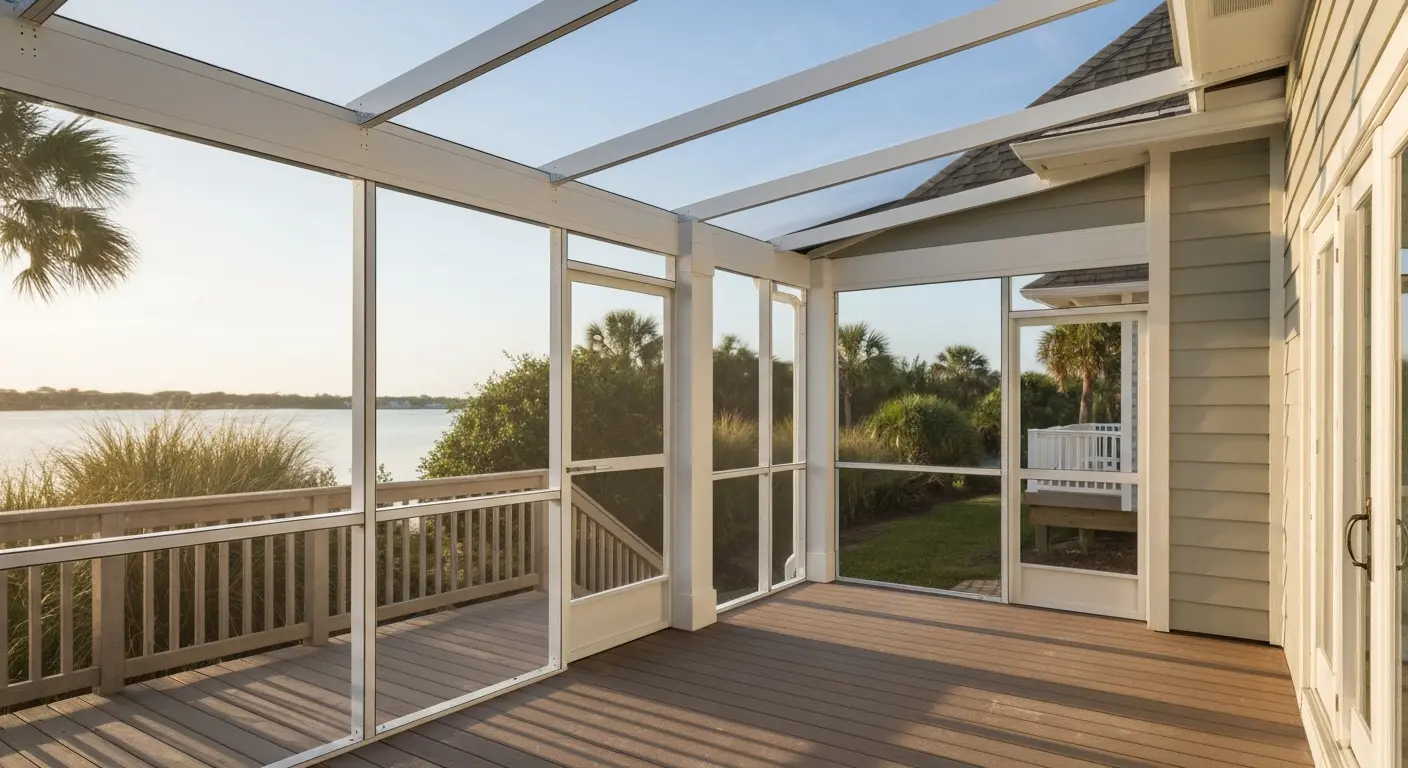 Lanai addition in The Cove