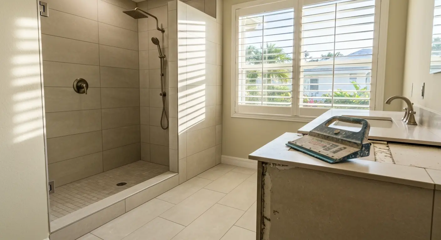 Bathroom renovation in Lantana