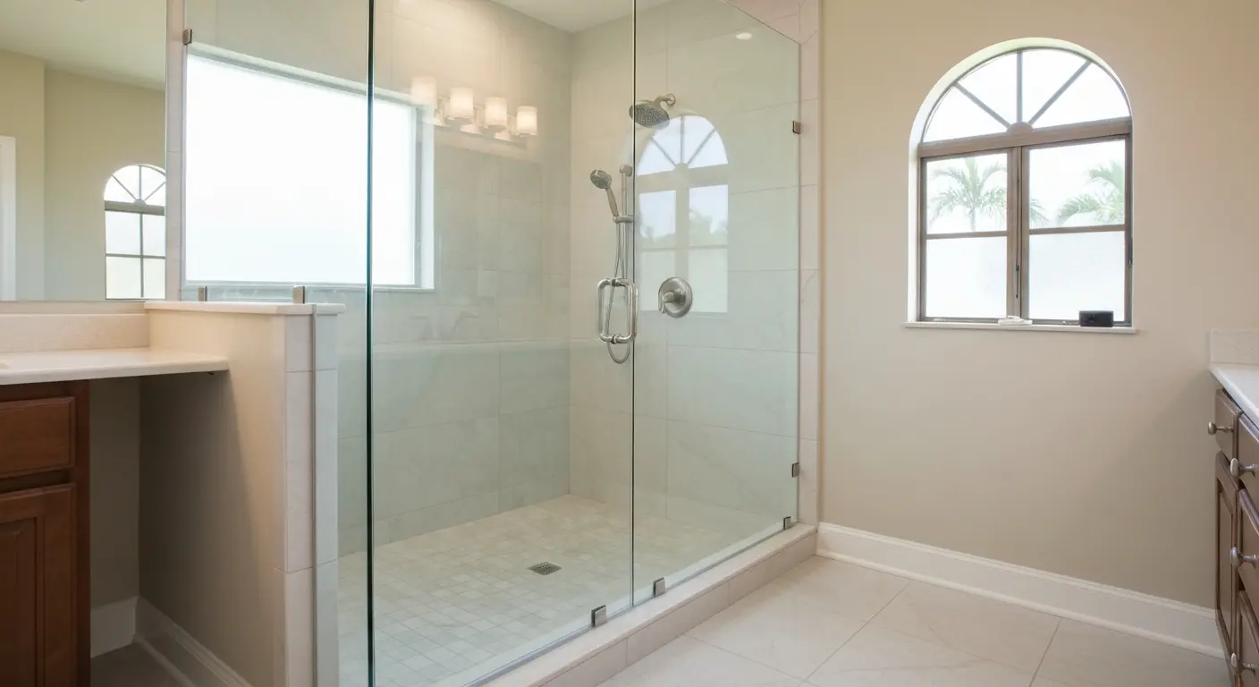 Custom shower installation