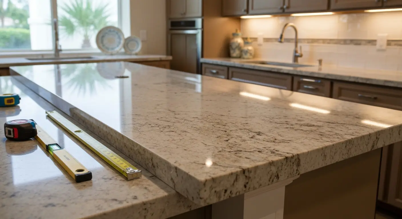 Custom kitchen countertop design