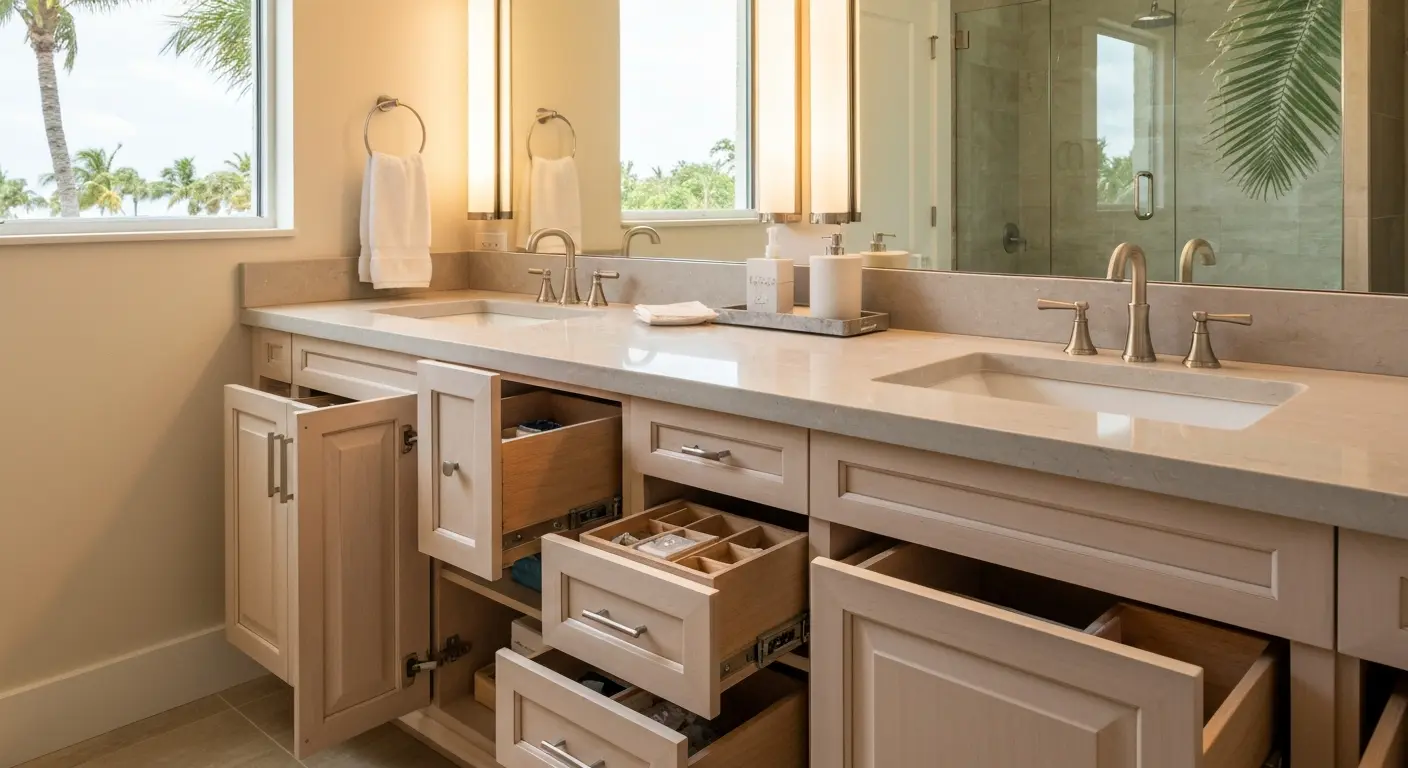 Custom bathroom vanity