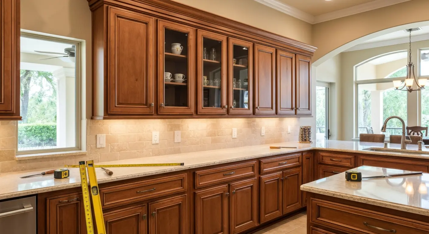 Custom kitchen cabinetry