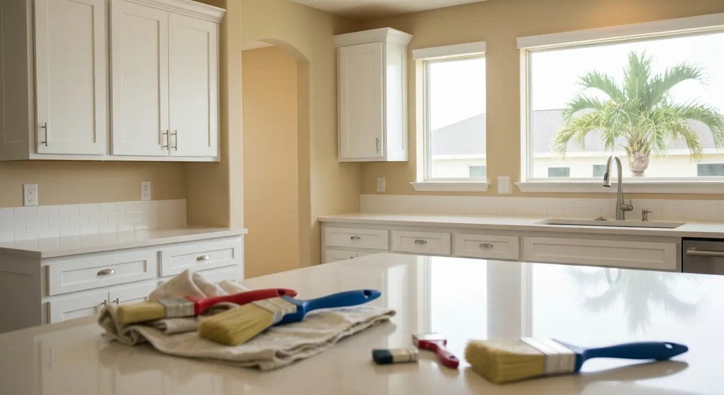 Kitchen interior painting