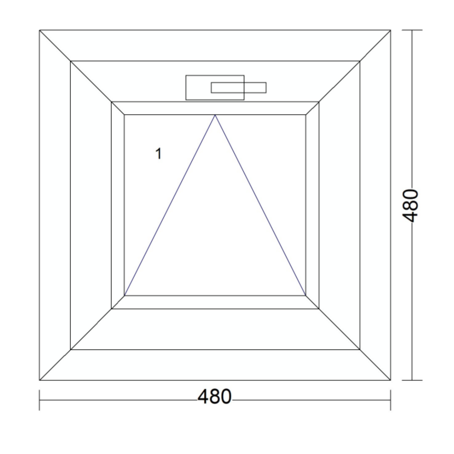 Bukó 480mm × 480mm