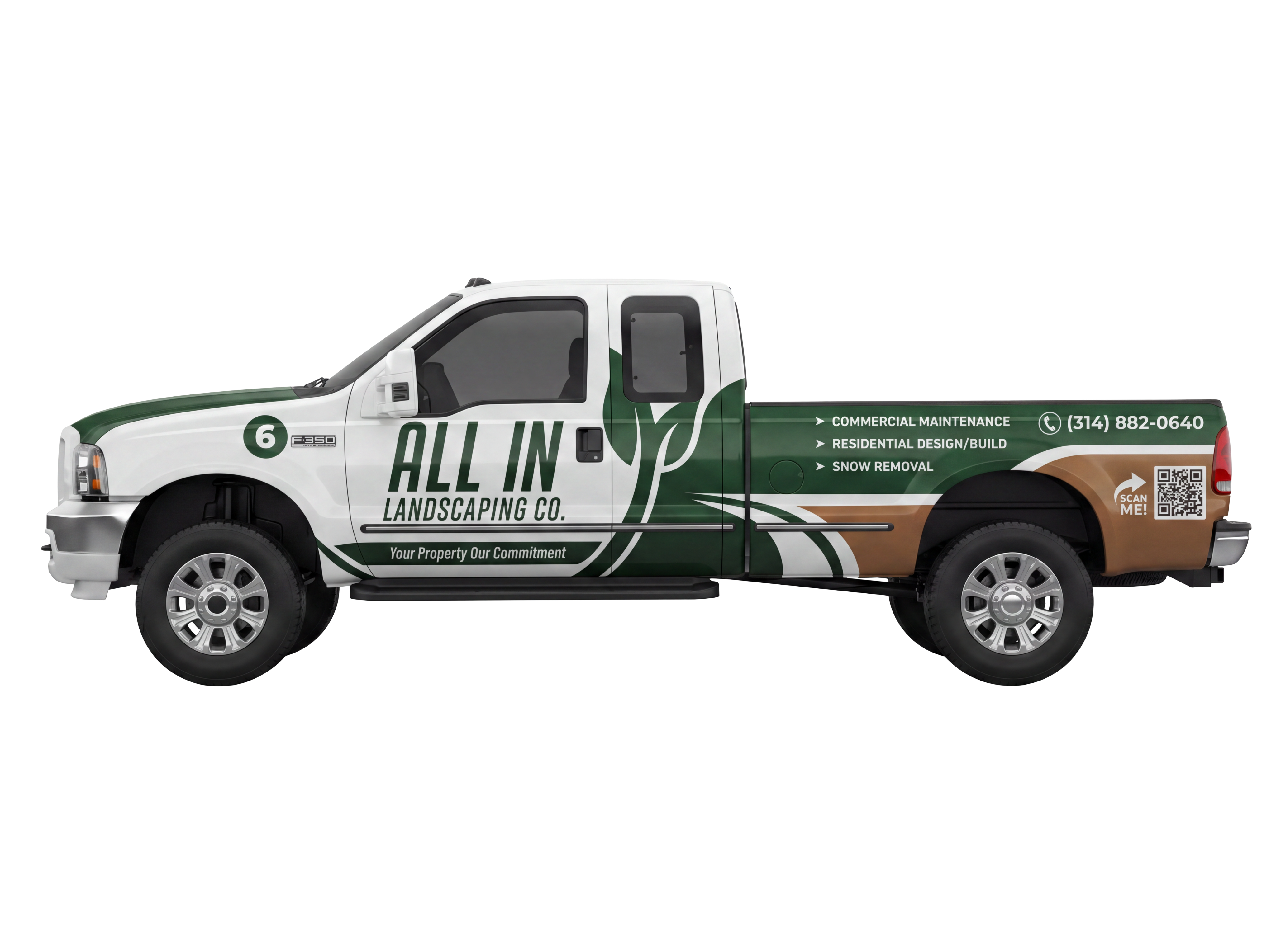 All In Landscaping truck