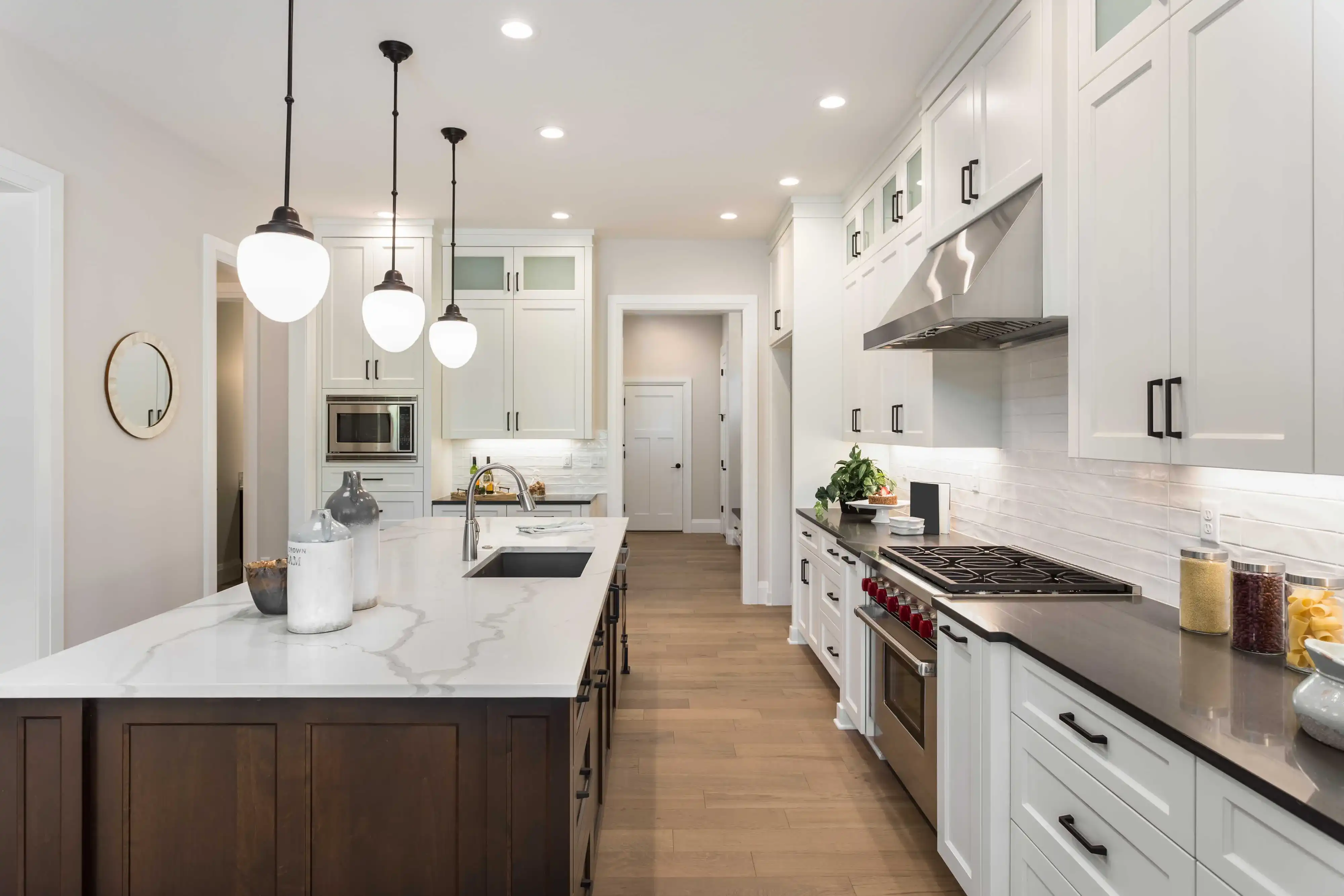 Kitchen renovation completed by B&Y Reno Corp in Mississauga