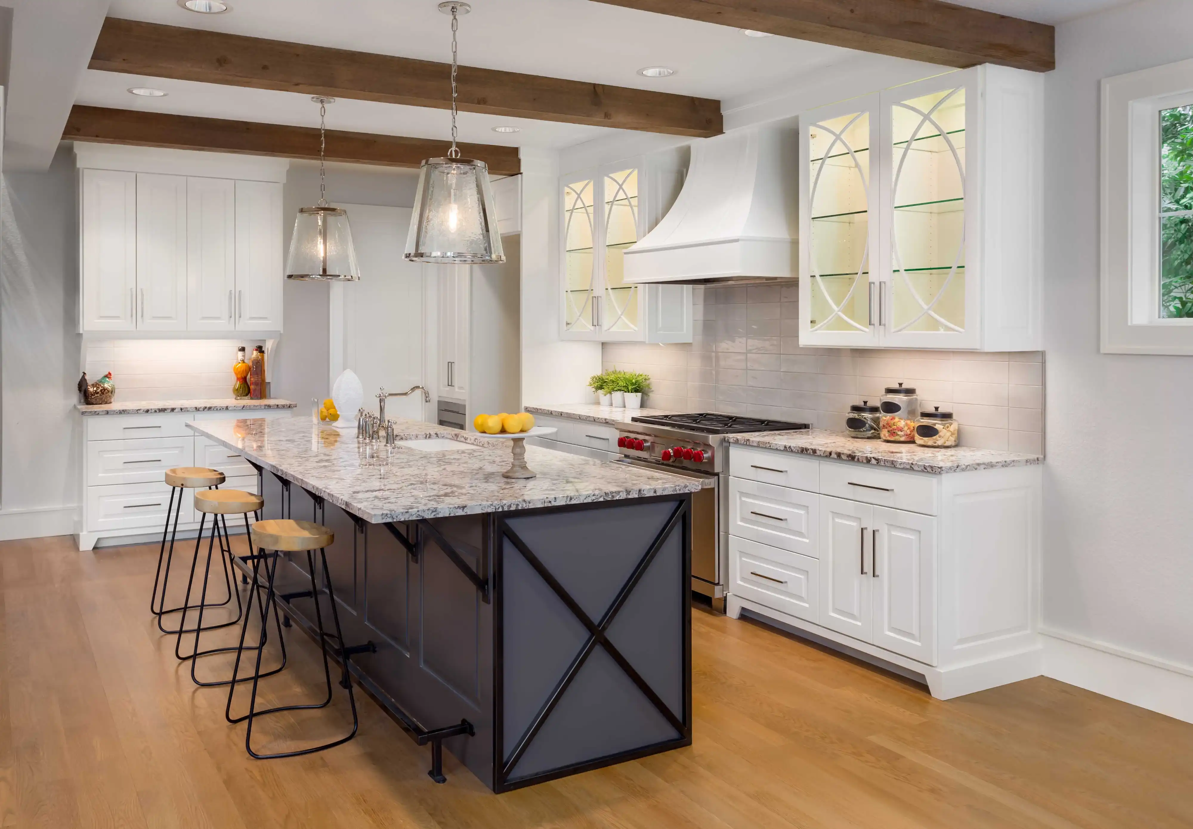 Premium kitchen renovation completed by B&Y Reno Corp GTA