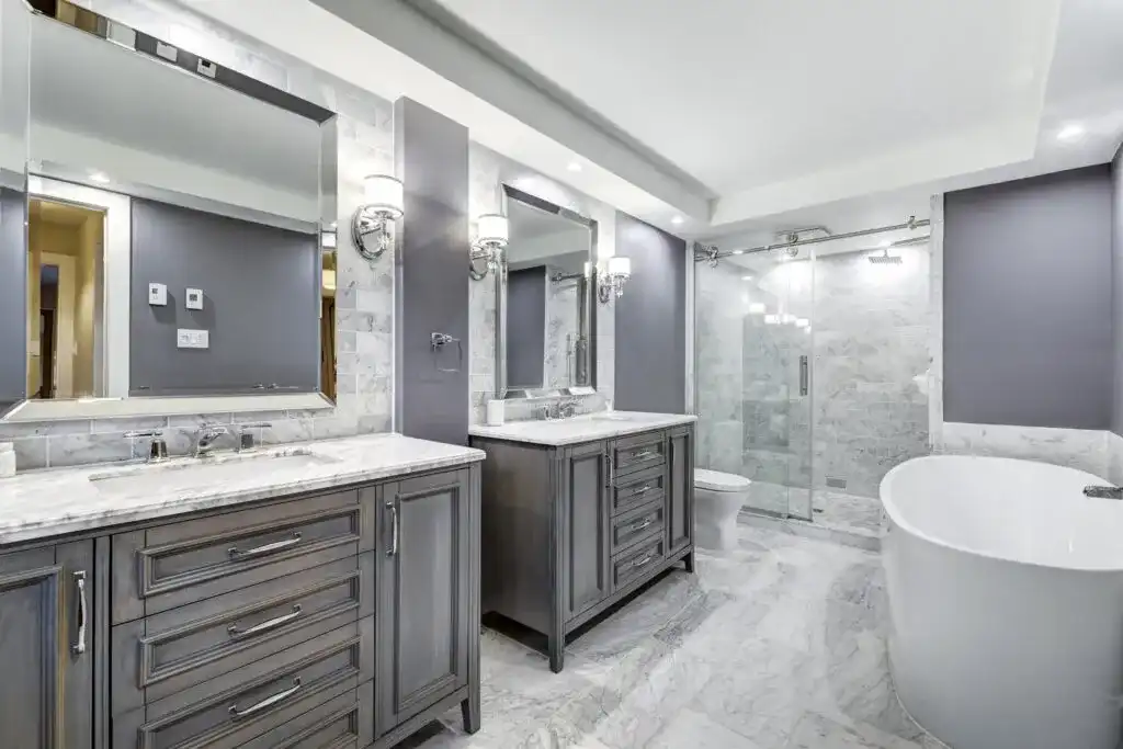 Luxury bathroom renovation by B&Y Reno Corp GTA