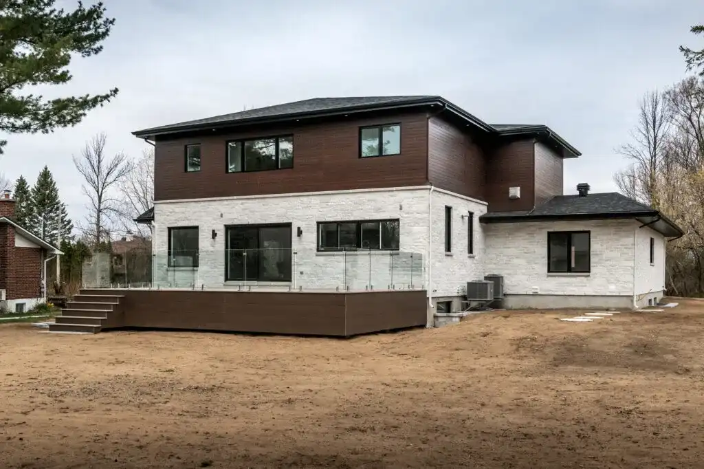 Forestview Modern Estate custom home exterior in Caledon, Ontario