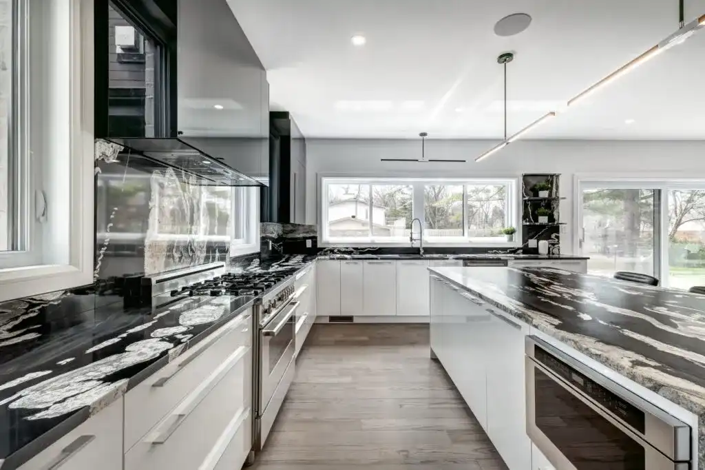 Premium custom home interior by B&Y Reno Corp — refined finish work, clean lines, and high-quality material selection