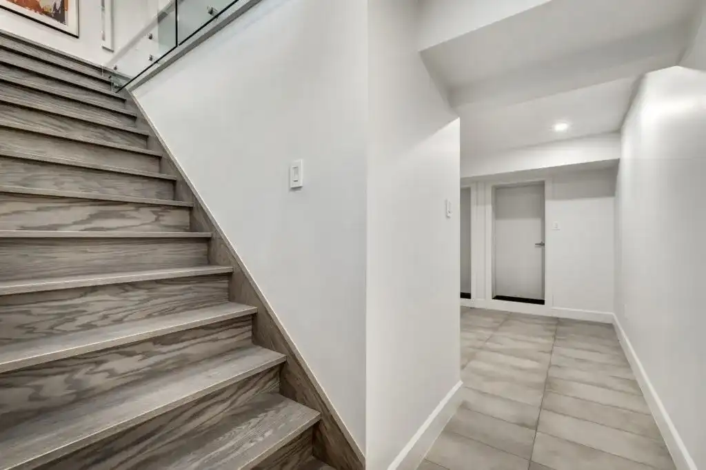 Legal basement conversion by B&Y Reno Corp — clean, code-compliant suite ready for rental or living