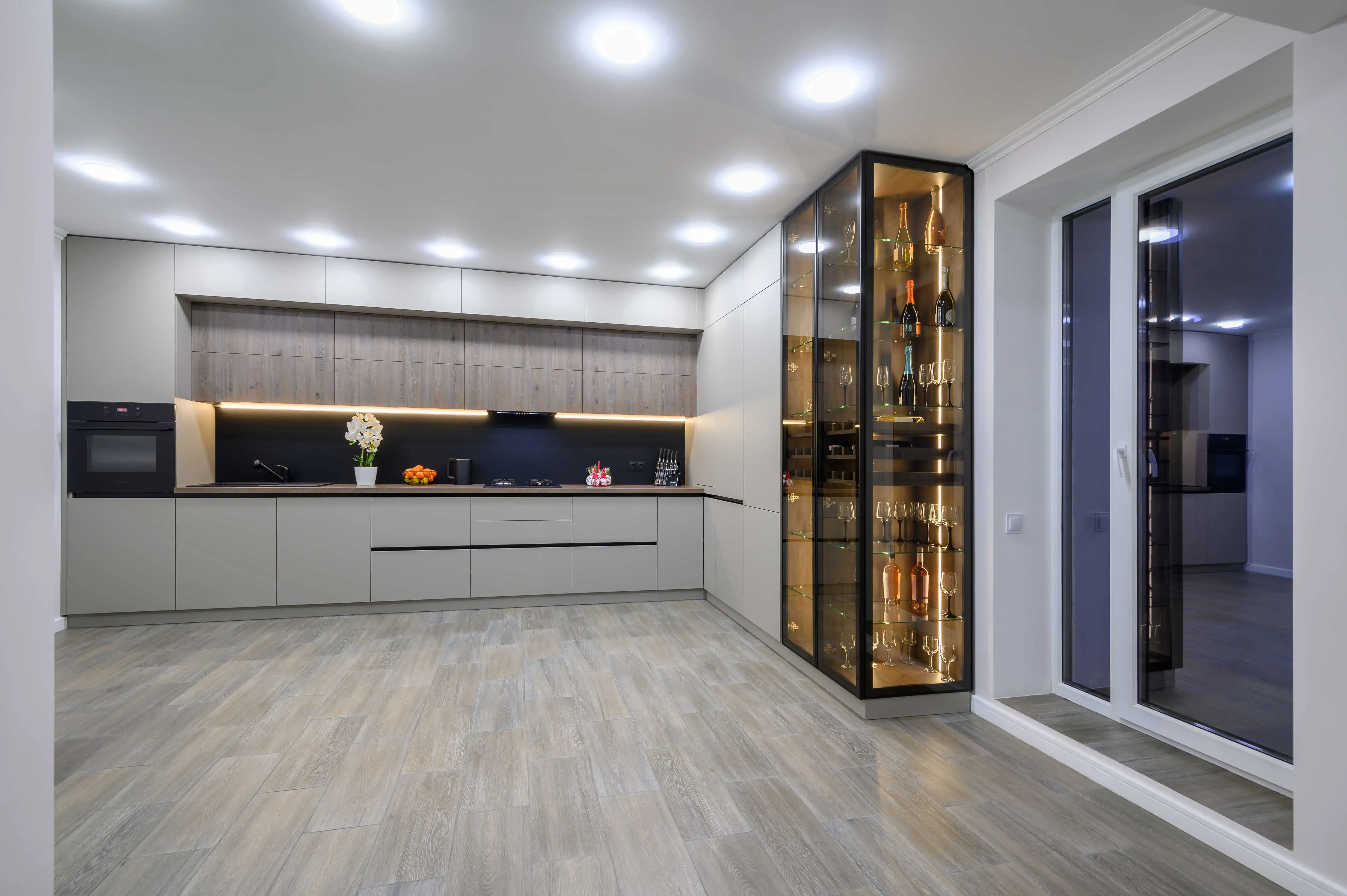 Legal basement conversion complete by B&Y Reno Corp — open layout with separate entrance and full suite finishes