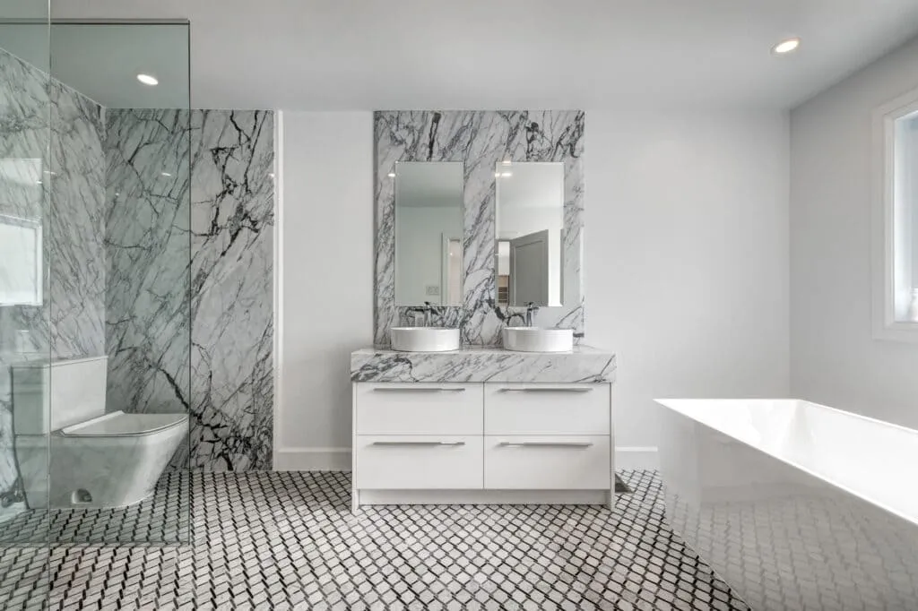 Luxury bathroom renovation by B&Y Reno Corp GTA
