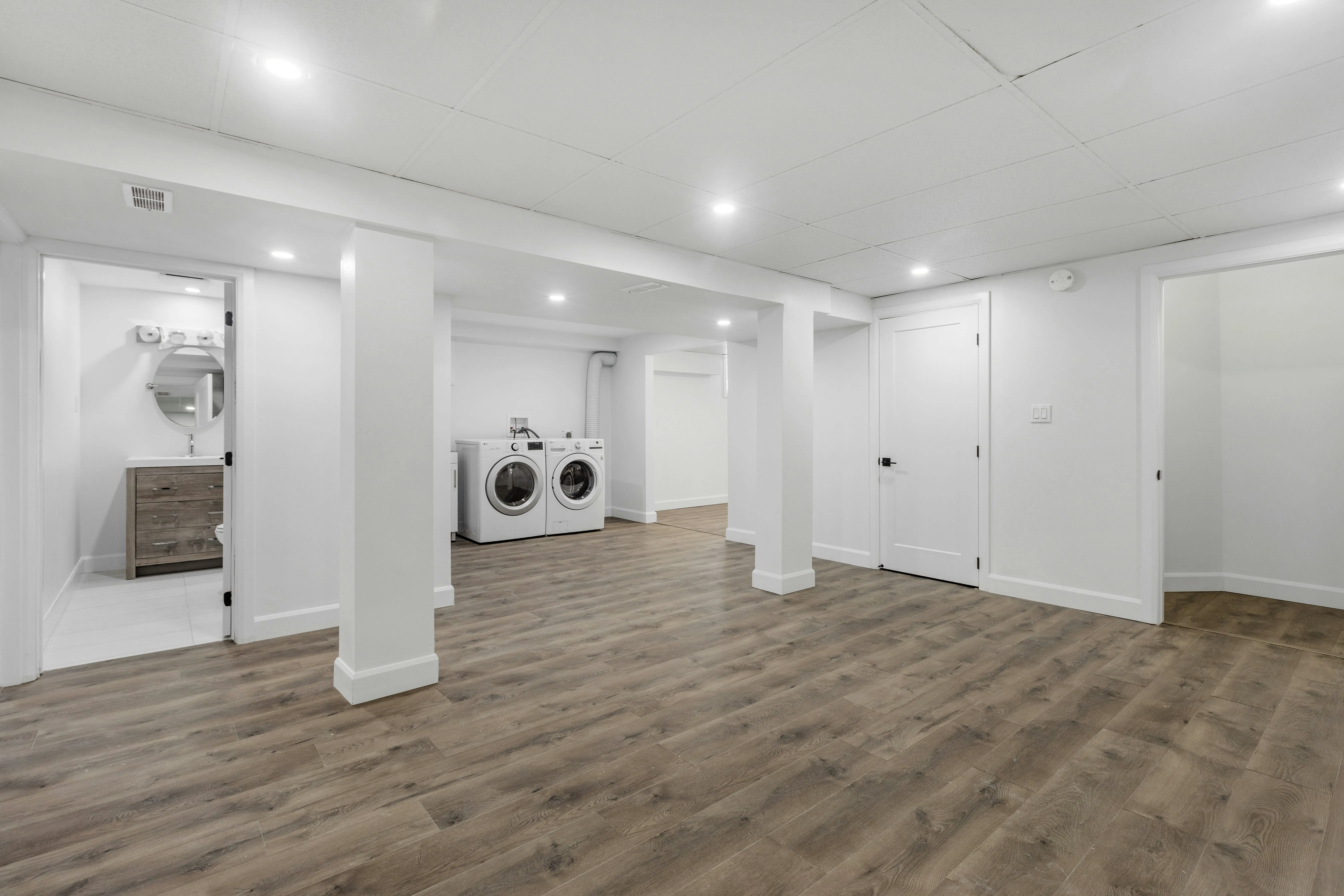 Legal basement conversion by B&Y Reno Corp Mississauga