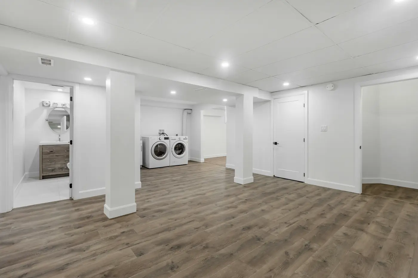 Legal basement conversion by B&Y Reno Corp Mississauga