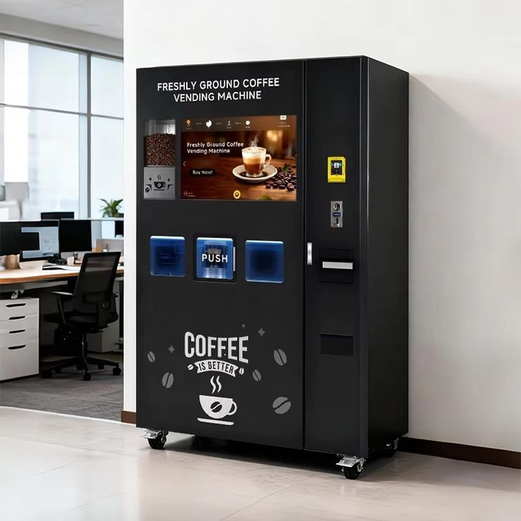 Coffee and beverage vending machine for offices and gyms in Orlando