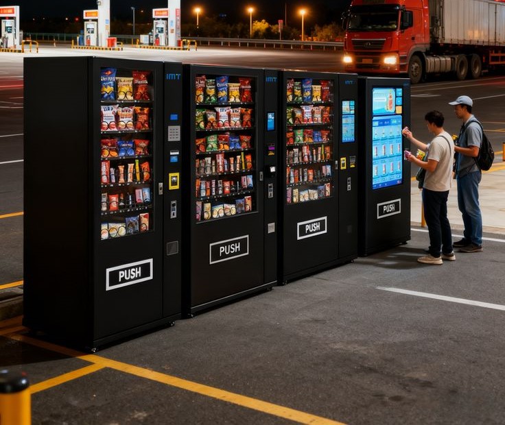 Breakroom and micro market vending solutions with fresh food snacks and drinks in Orlando