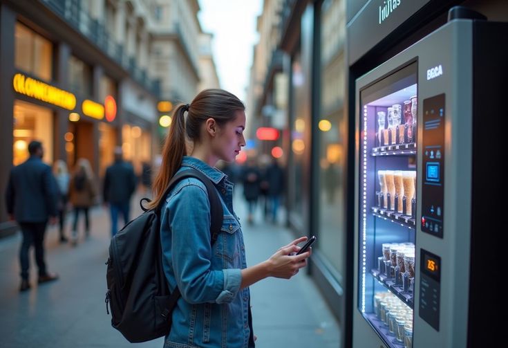 Professional vending machine service team installing smart vending machines in Orlando business locations