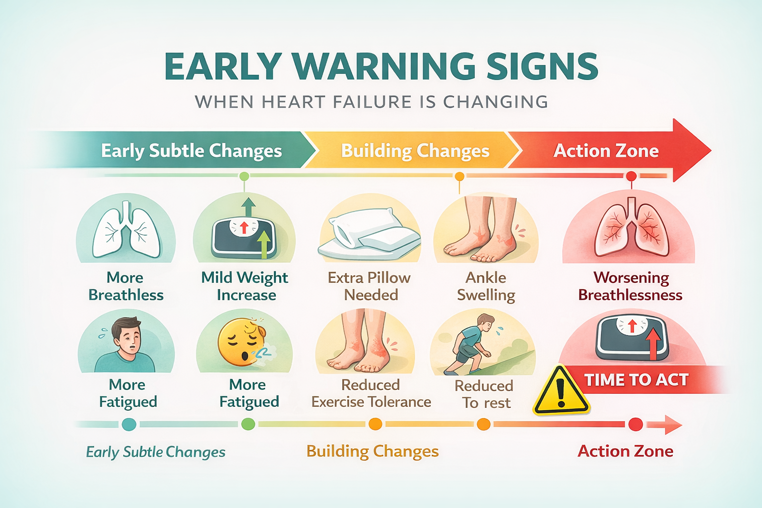 pic showing progression of heart failure symptoms