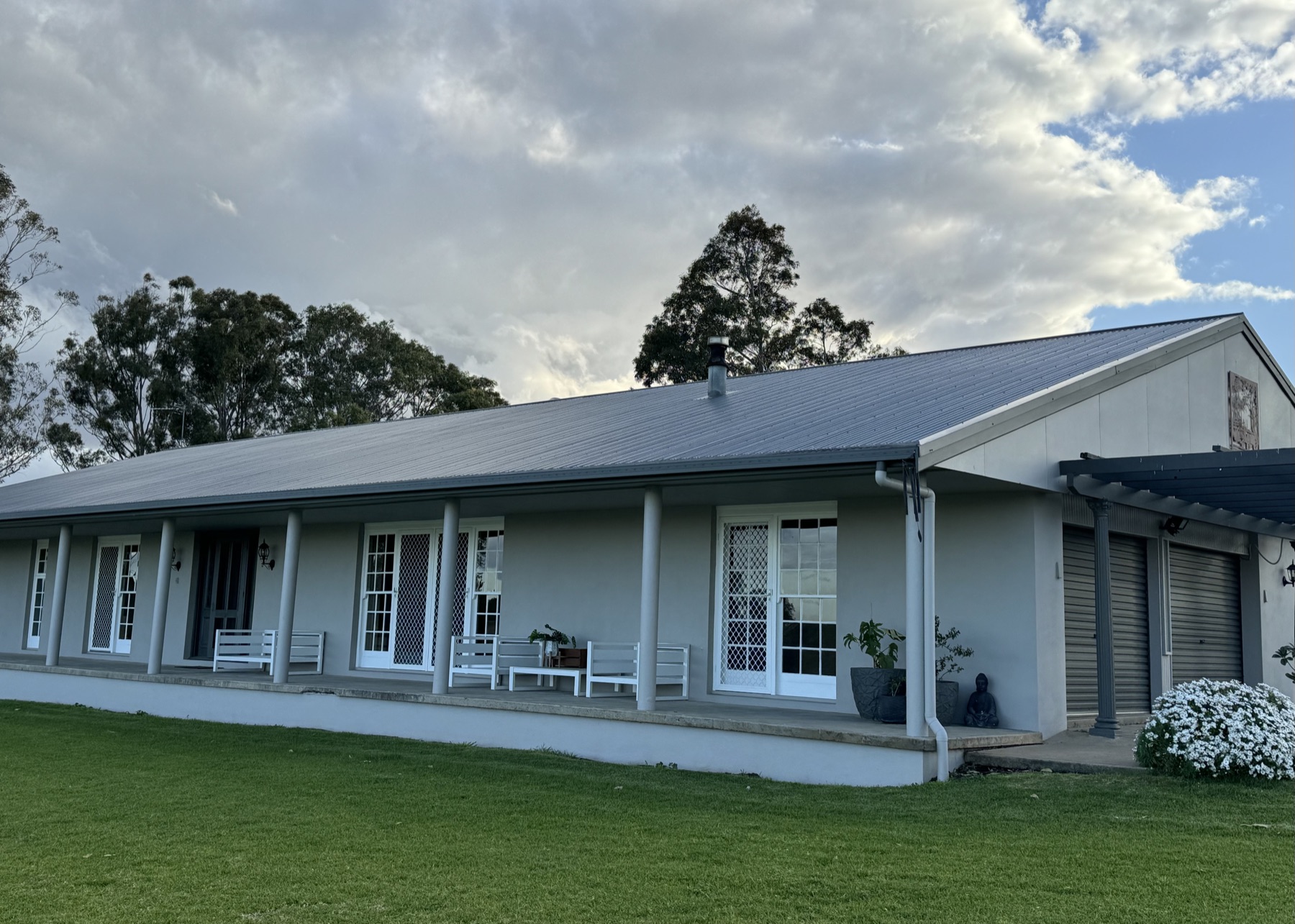 Restored roof