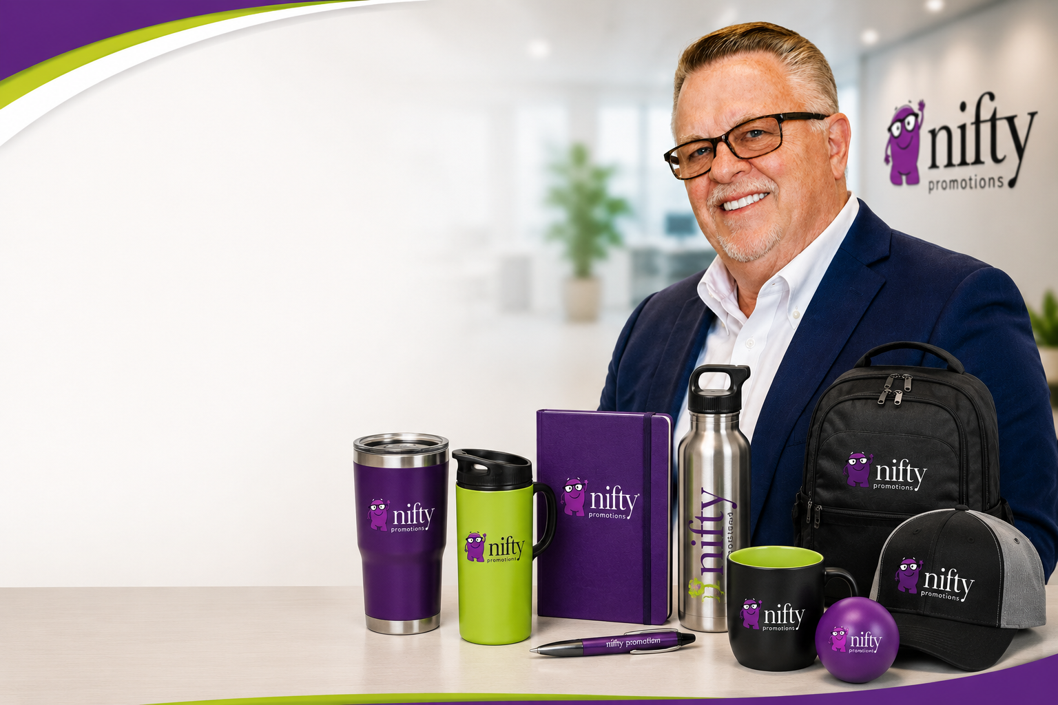 Dan Schaller with Nifty Promotions promotional products for Louisville Kentucky and Southern Indiana businesses
