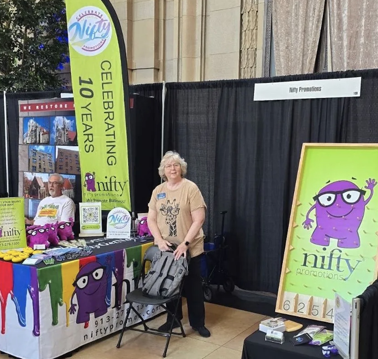 Nifty Promotions founder and owner of a woman-owned promotional products company in Lenexa Kansas