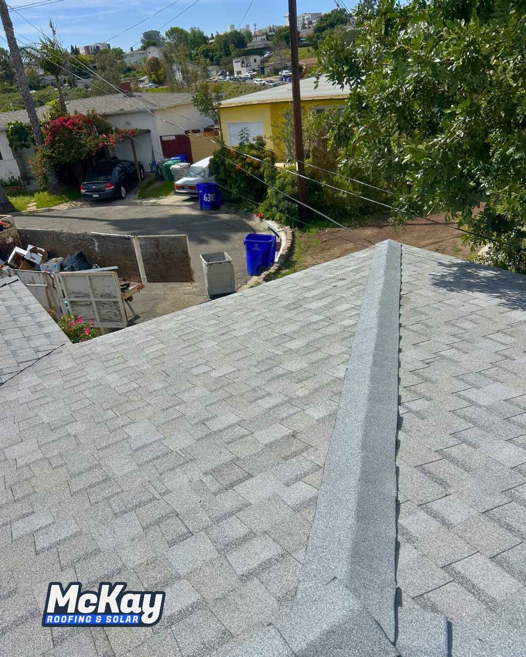 Finished CertainTeed shingle roof installation in San Diego