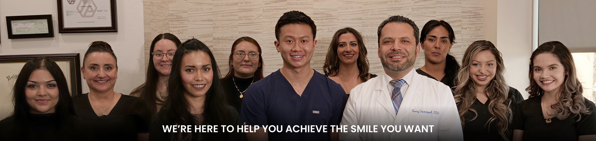 We're here to help you achieve the smile you want