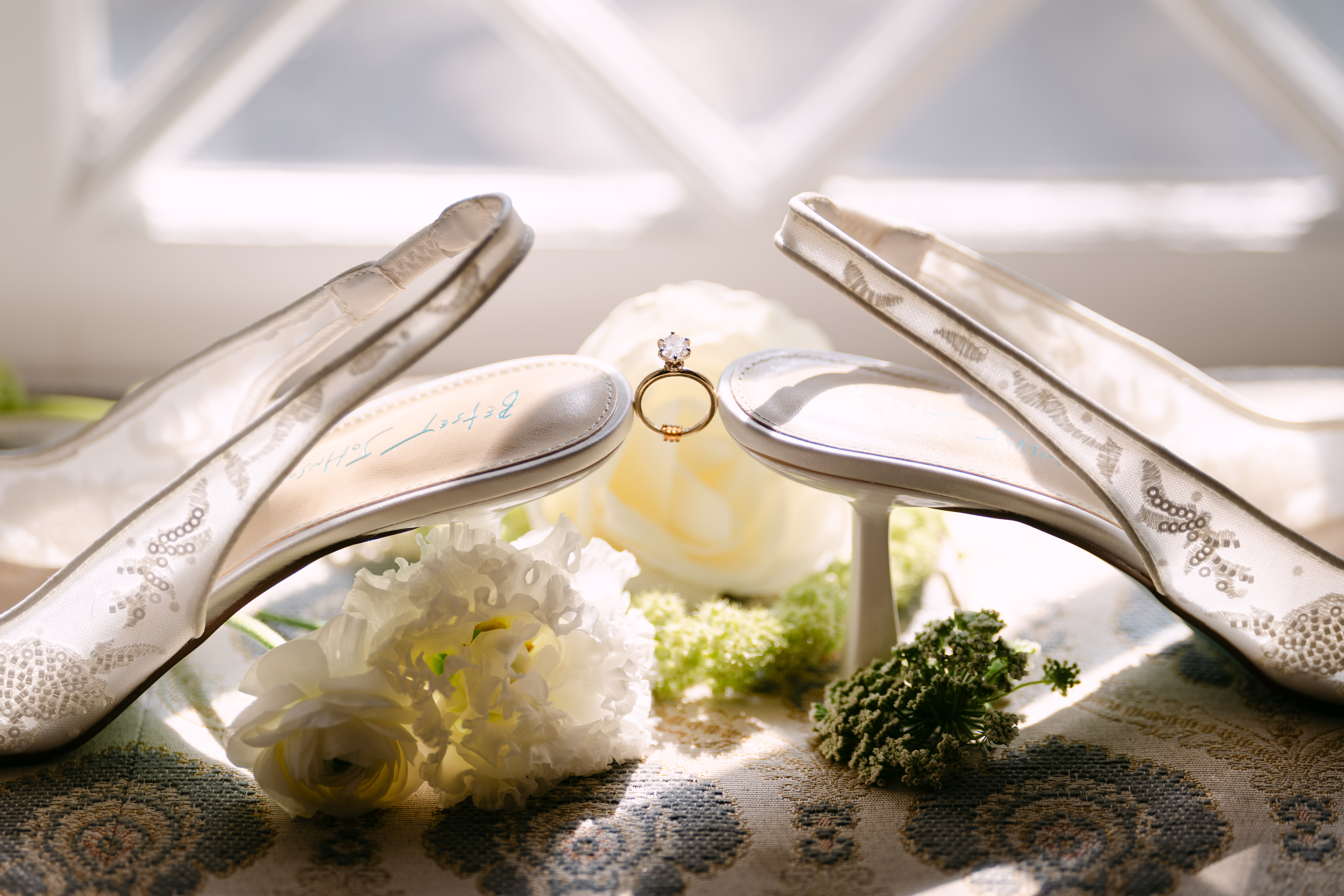 Celebration under the chandeliers