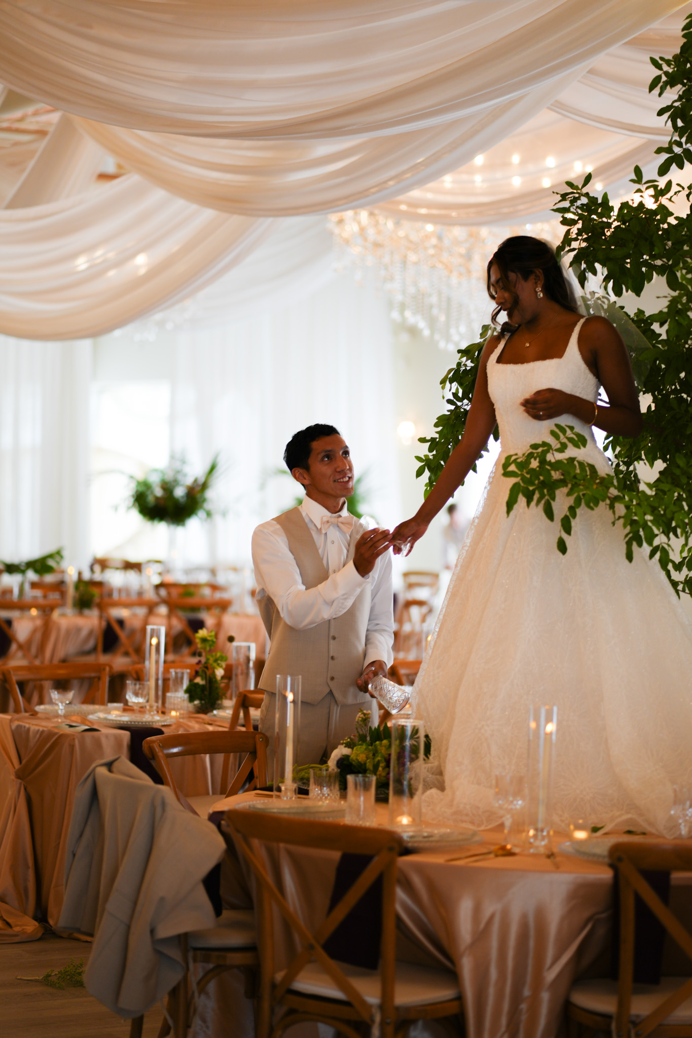 Bay Vista Ballroom styled table