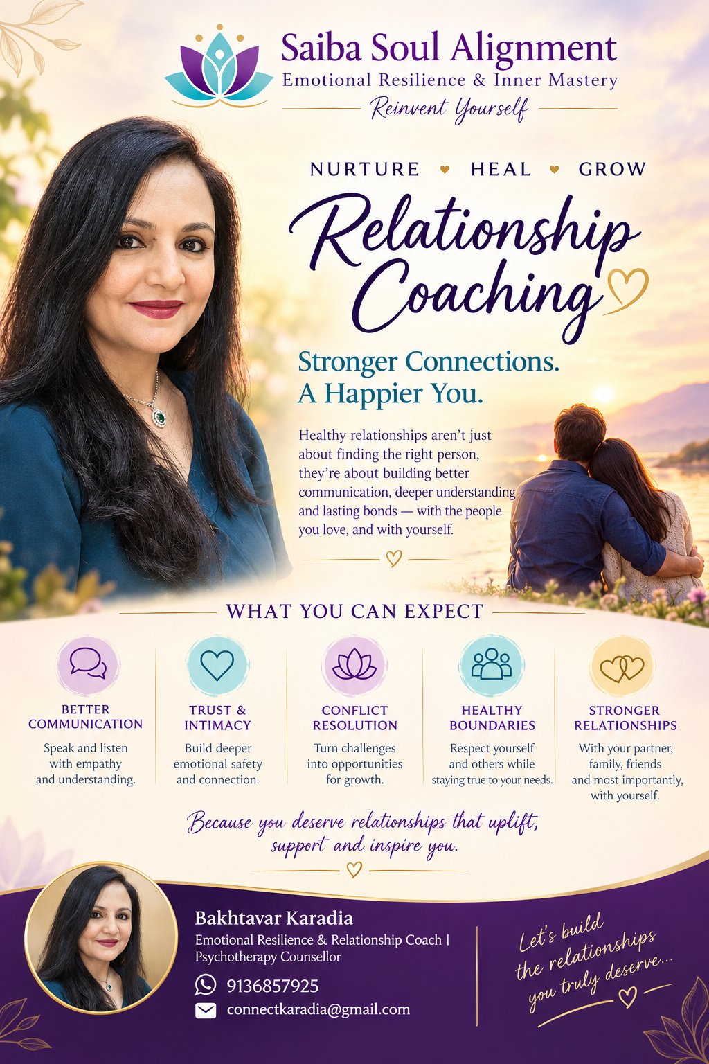 Relationship Coaching — Stronger connections, a happier you