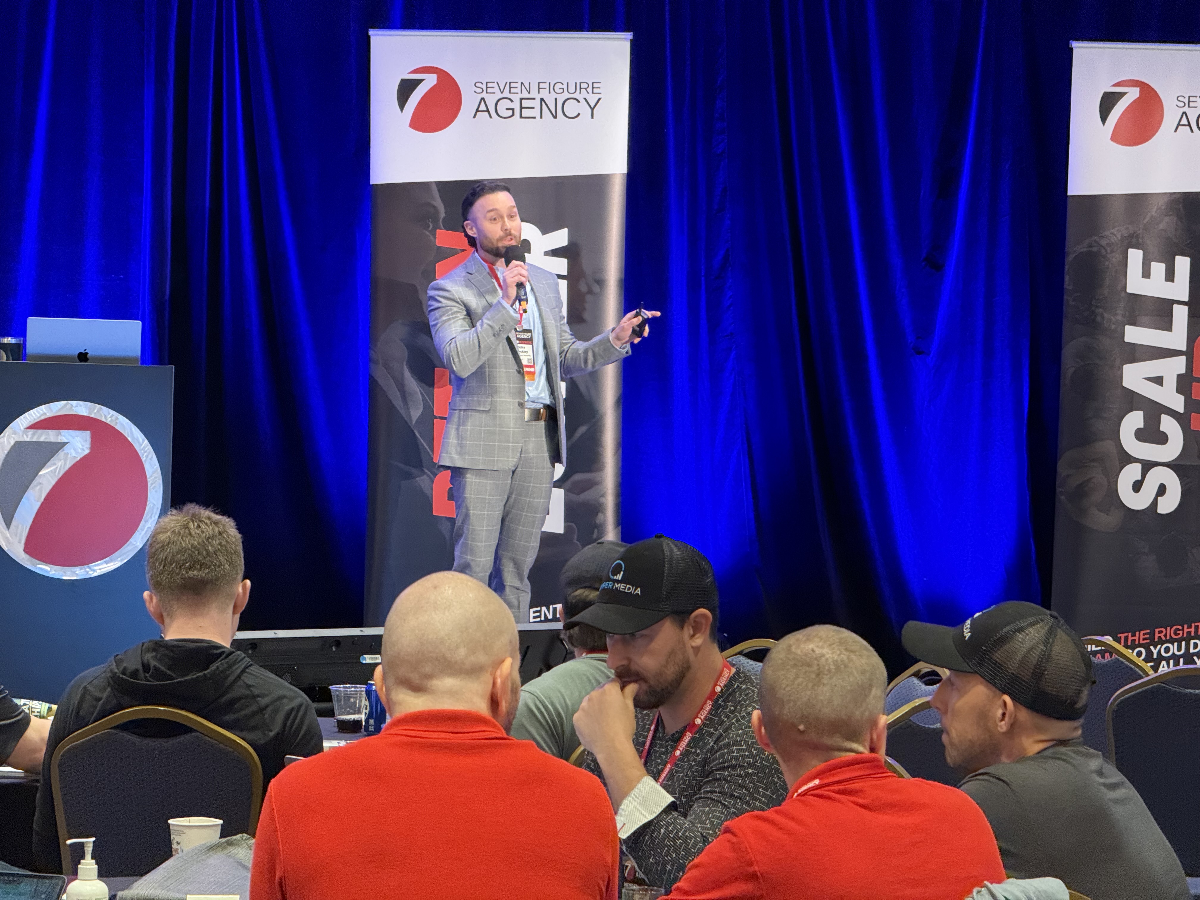 Ricky Shockley speaking at Seven Figure Agency