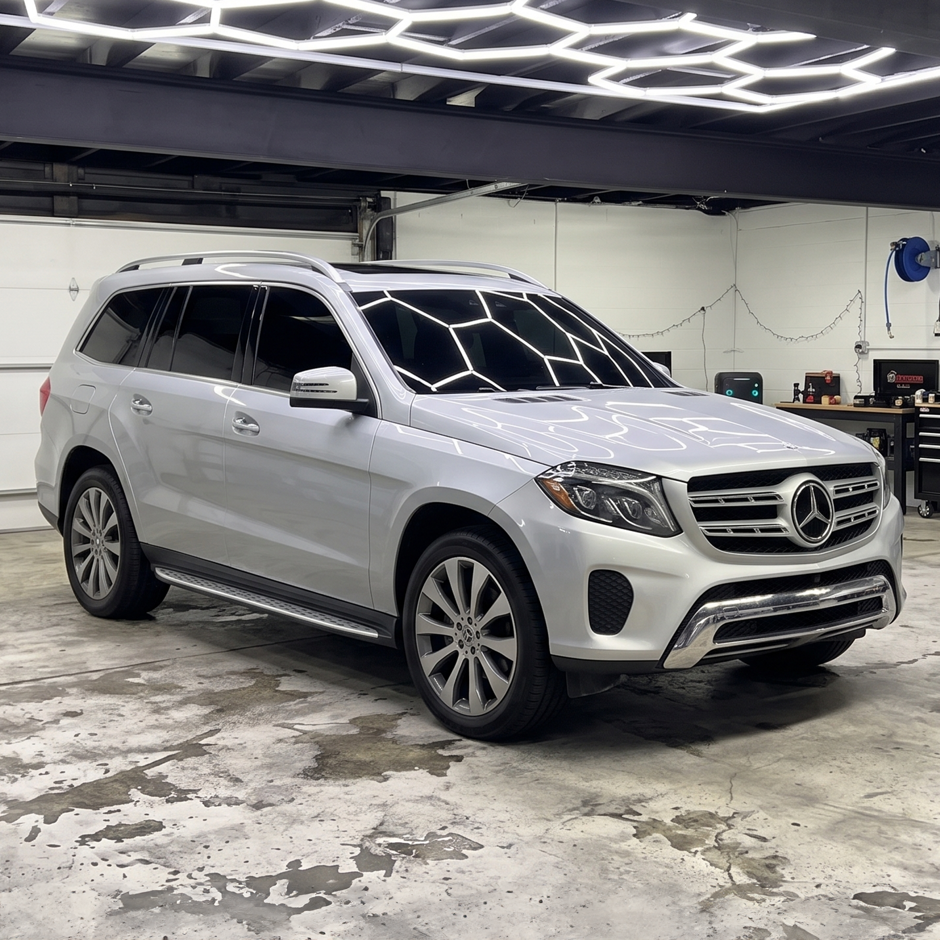 Carbon tint on SUV