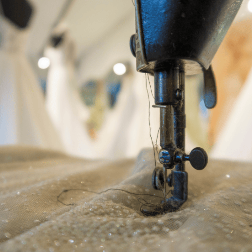 Bridal & Wedding Gown Alterations — lace and beading in Redding CA