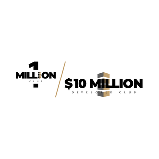 Promotional section with a '$1M' logo and text 'Club' and 'System guidance for fast scaling,' offering an exclusive club for contractors aiming for significant business growth, with an 'Apply for Club' call-to-action.