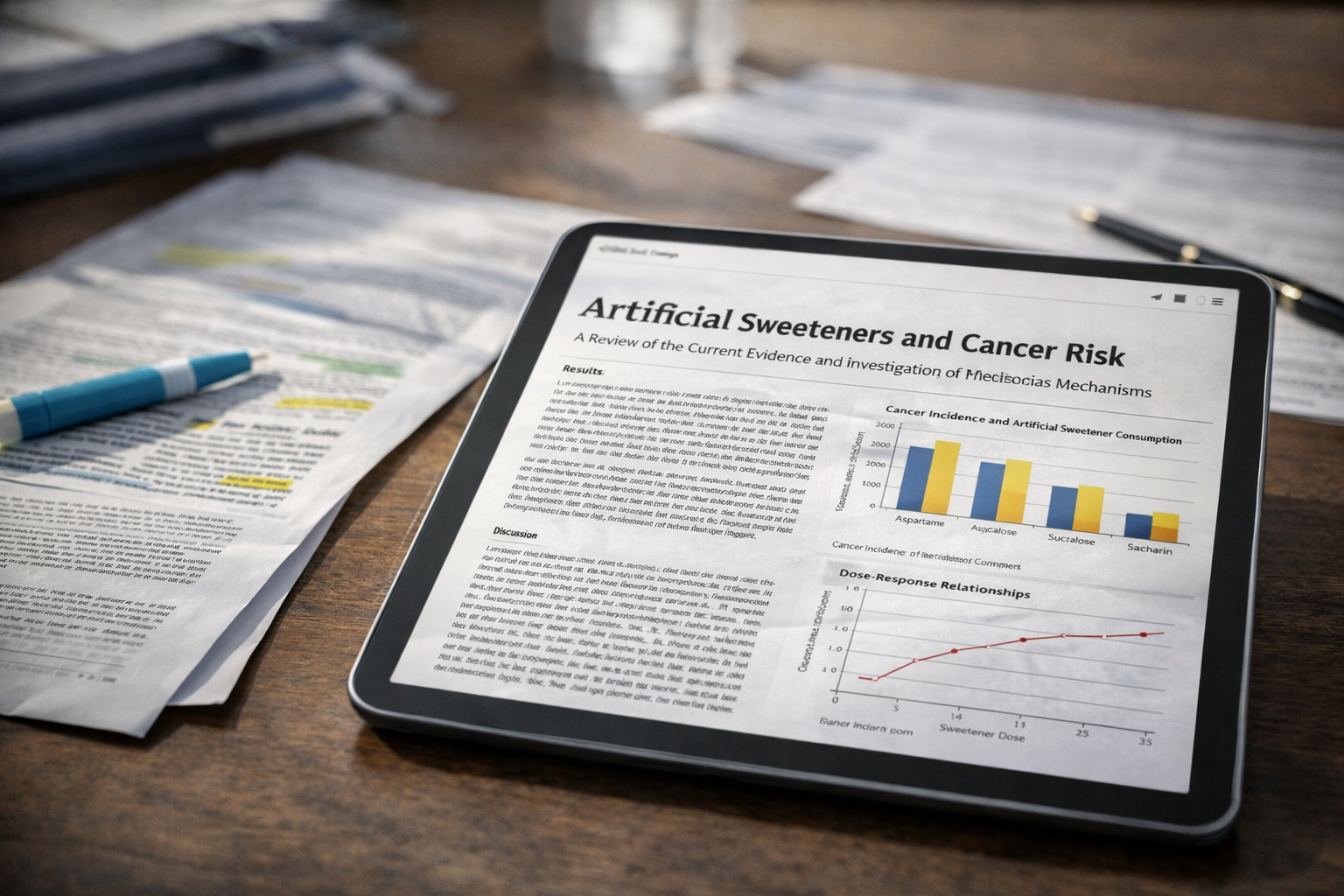 scientific publication discussing artificial sweeteners and health
