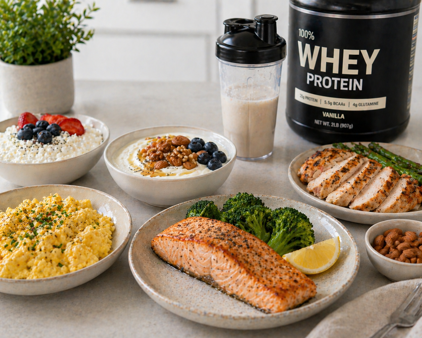 high protein foods for preserving muscle during GLP-1 weight loss