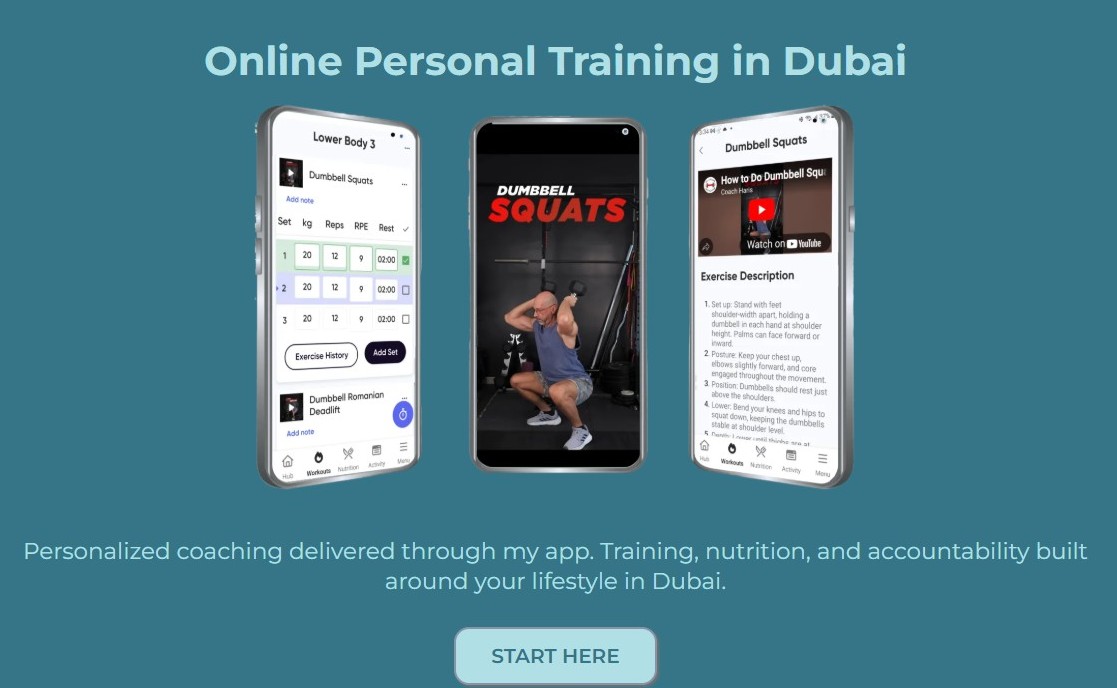 online personal training in Dubai