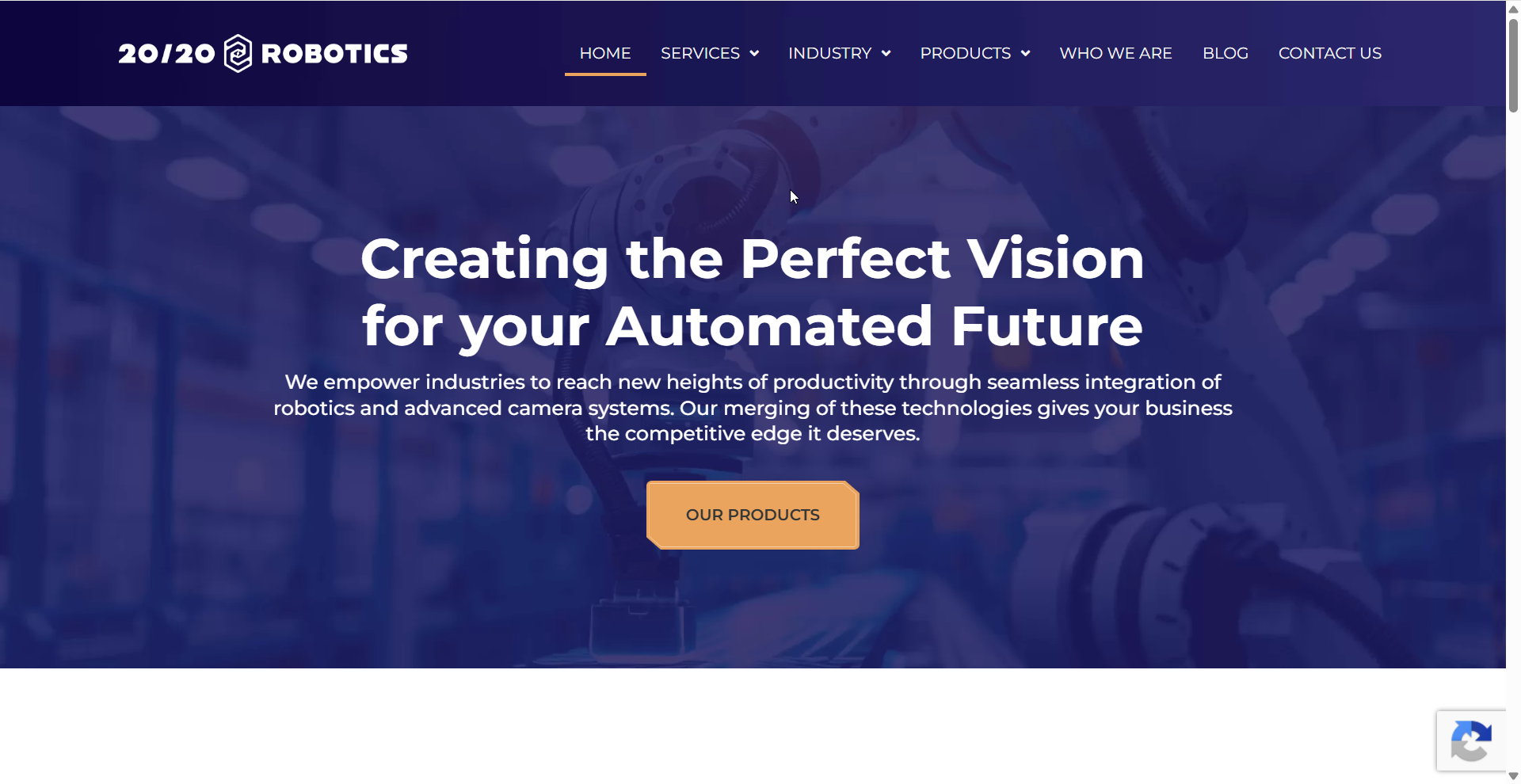 2020 Robotics website by Mixed Digital