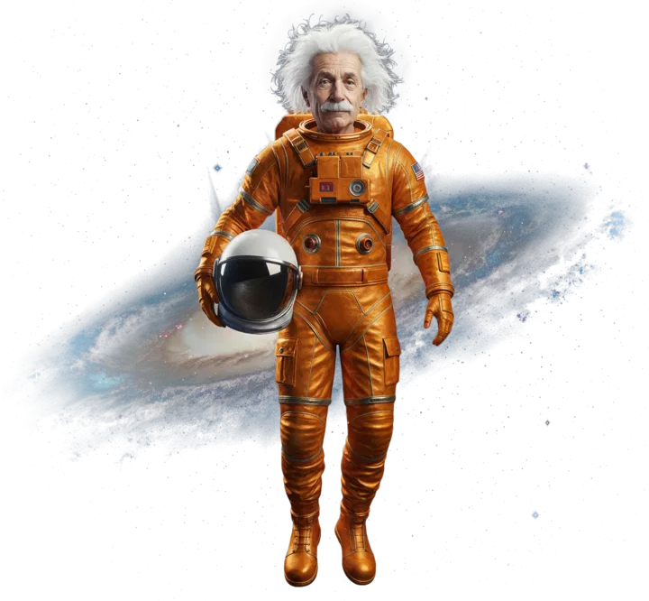 Einstein in an orange spacesuit — the smart agents adapt first