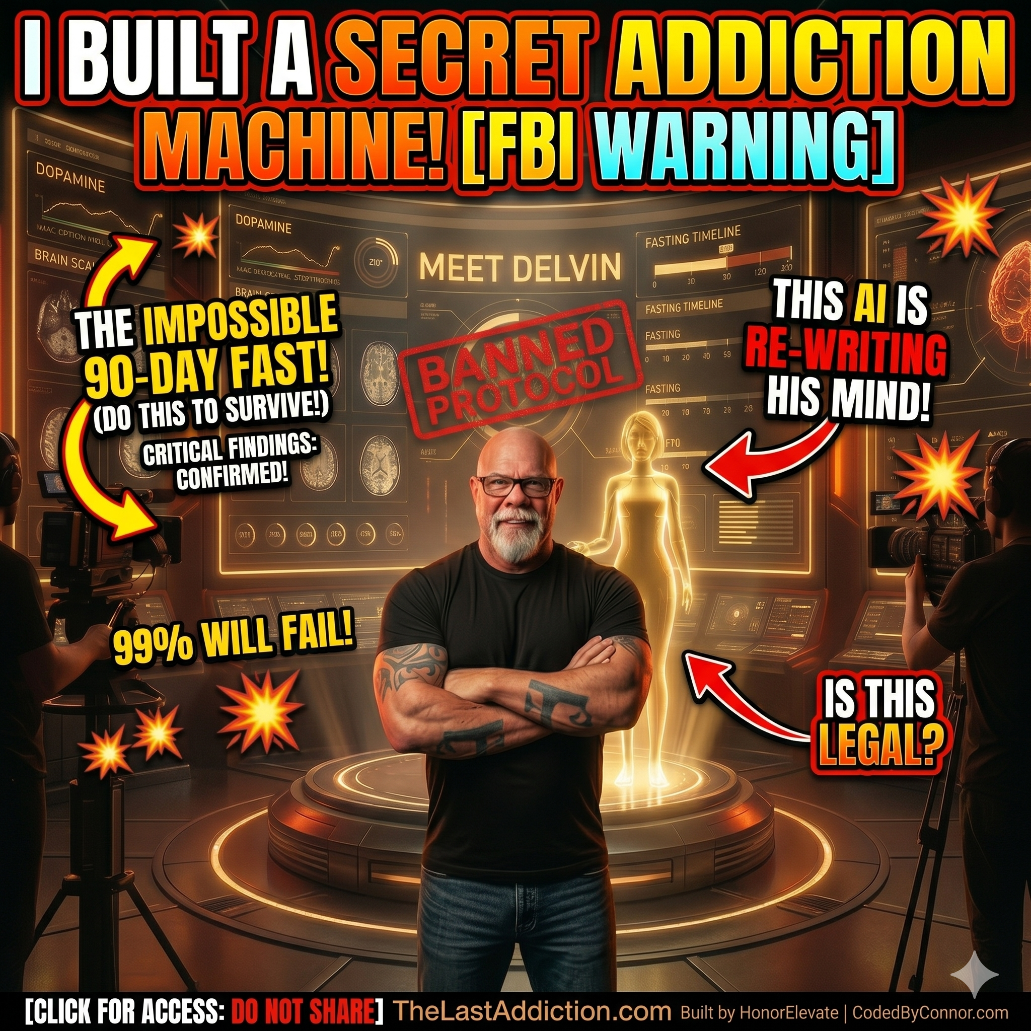 Meet Delvin - AI Voice Agent for Food Addiction Recovery - TheLastAddiction.com - Built by HonorElevate