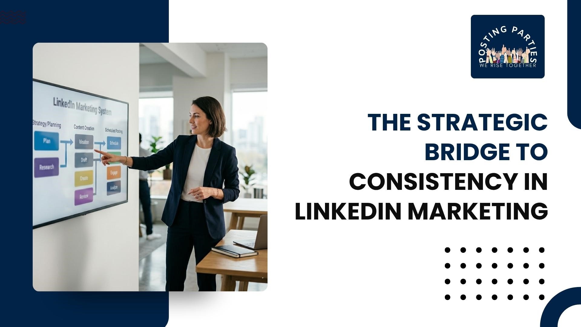 strategic bridge to consistency in LinkedIn marketing growth strategy 