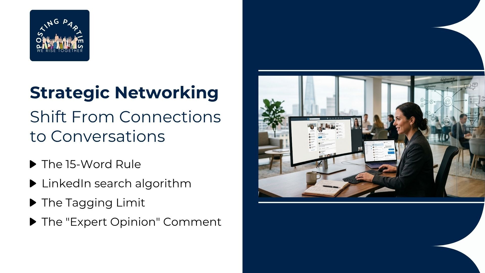 strategic networking shift from connections to meaningful conversations and engagement