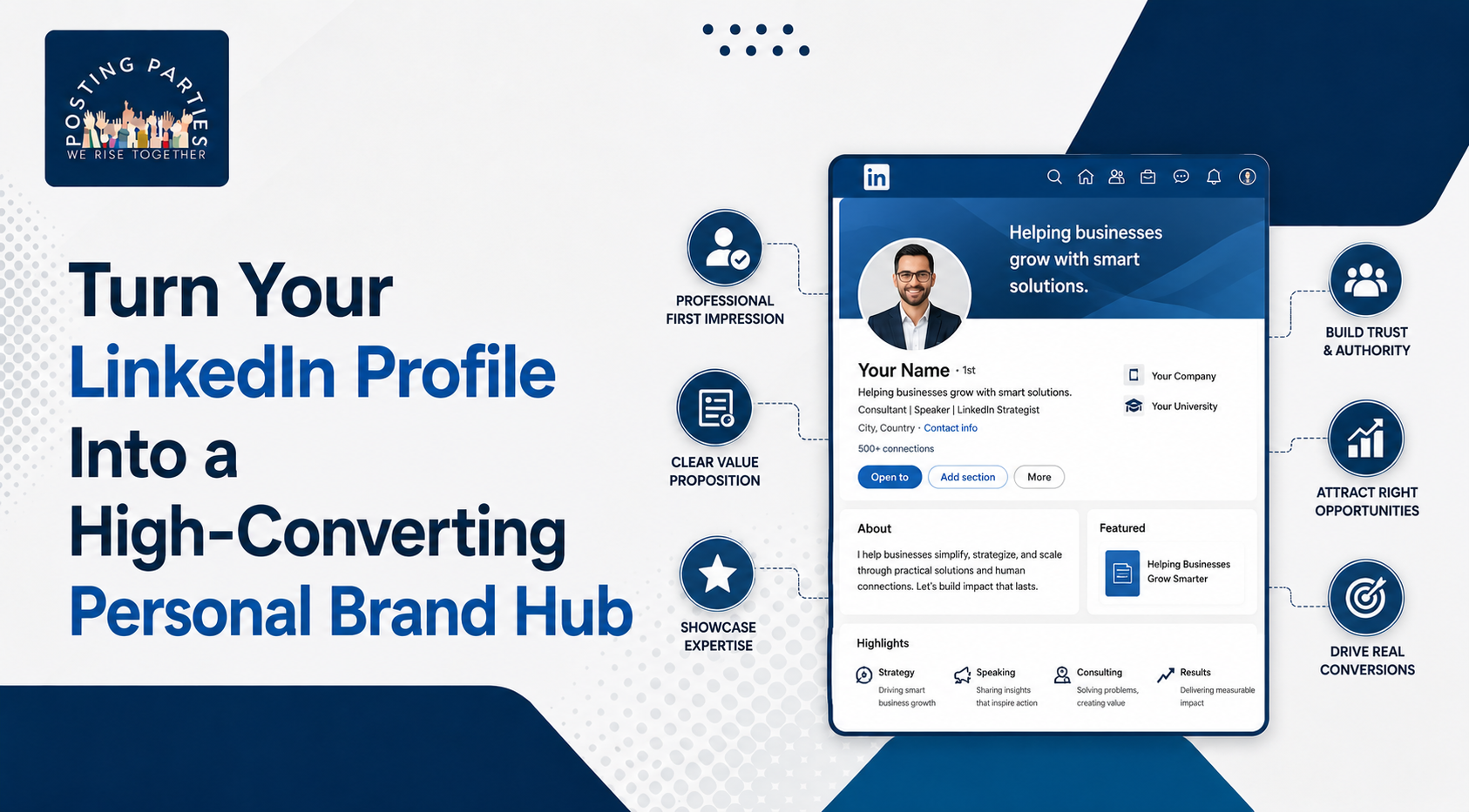 Turn your LinkedIn profile into a high-converting personal brand hub Turn your LinkedIn profile into a high-converting personal brand hub
