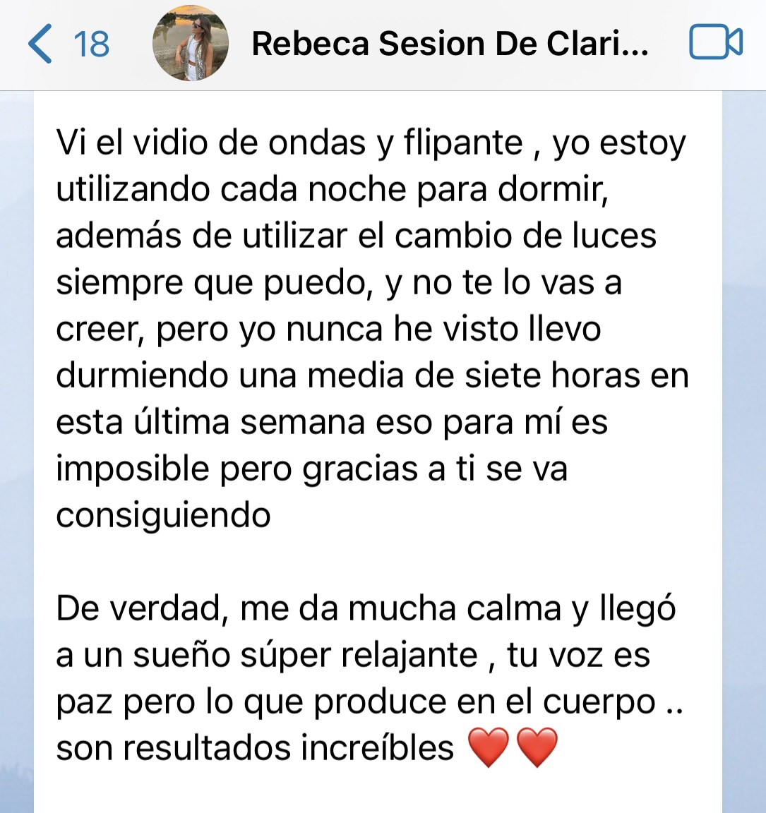 Testimonio alumna
