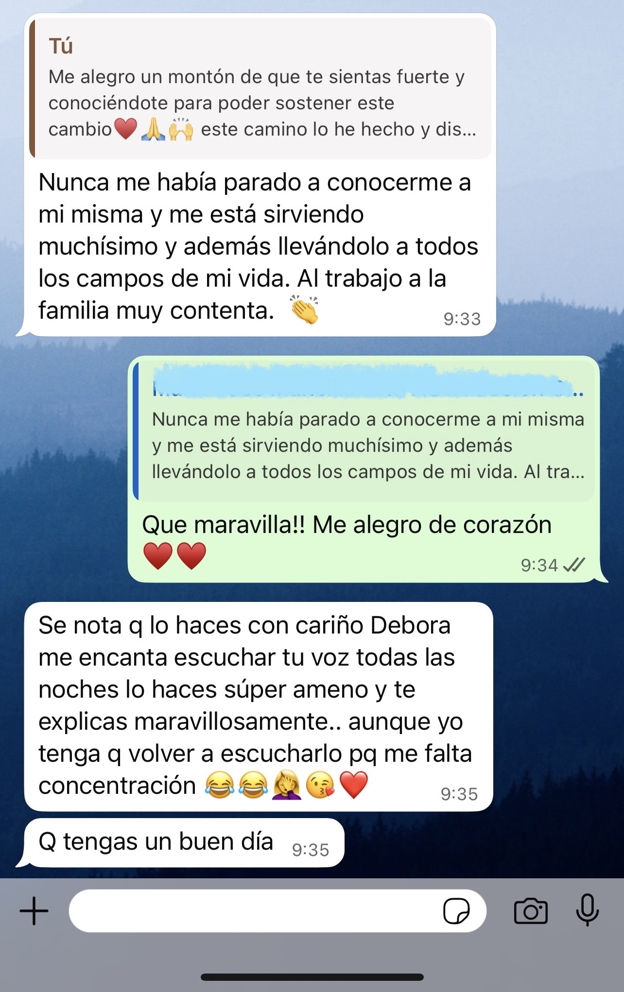 Testimonio alumna