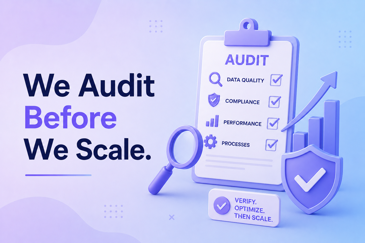Audit Before Scale