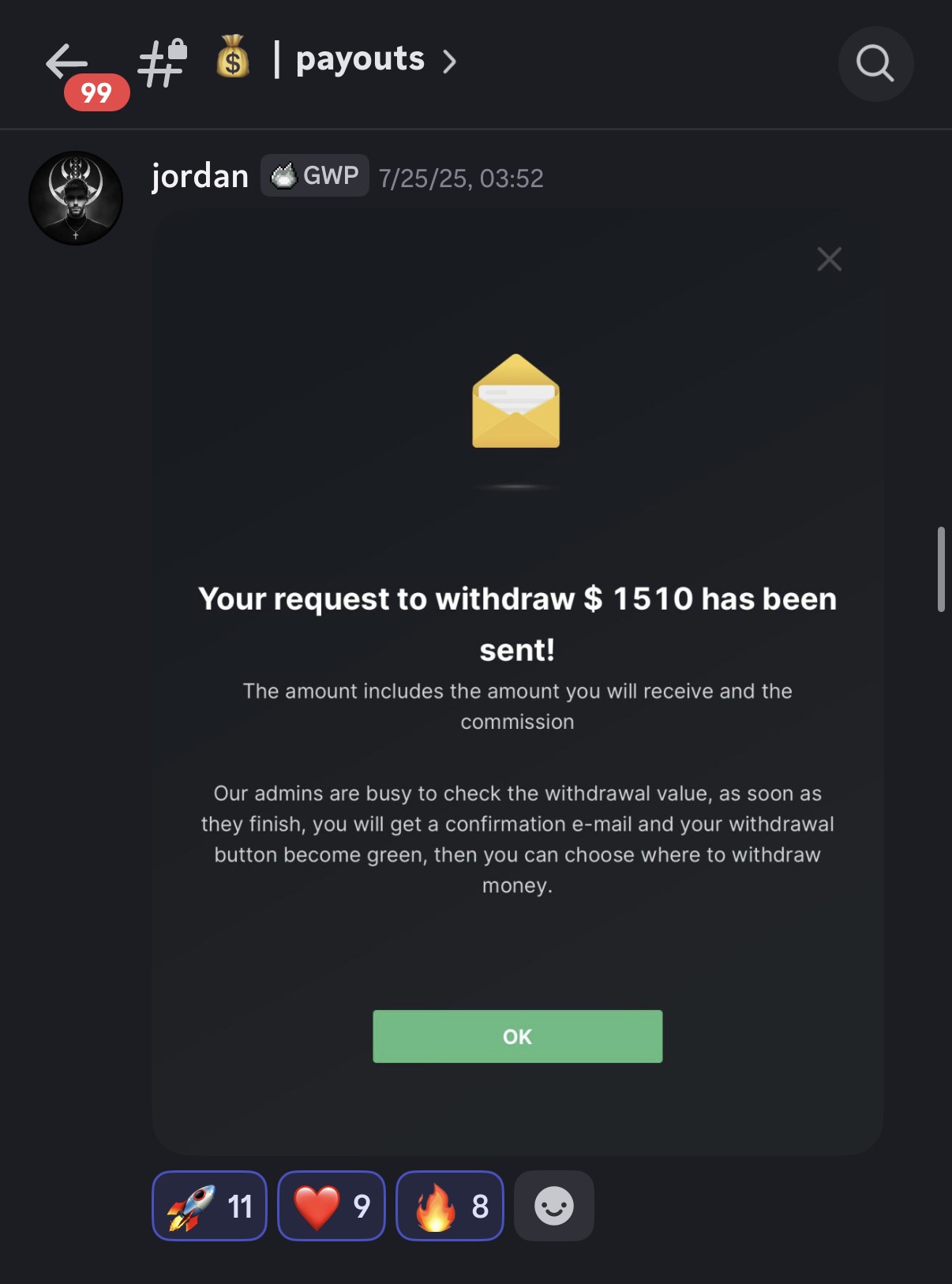 TigTrades Student Result 33