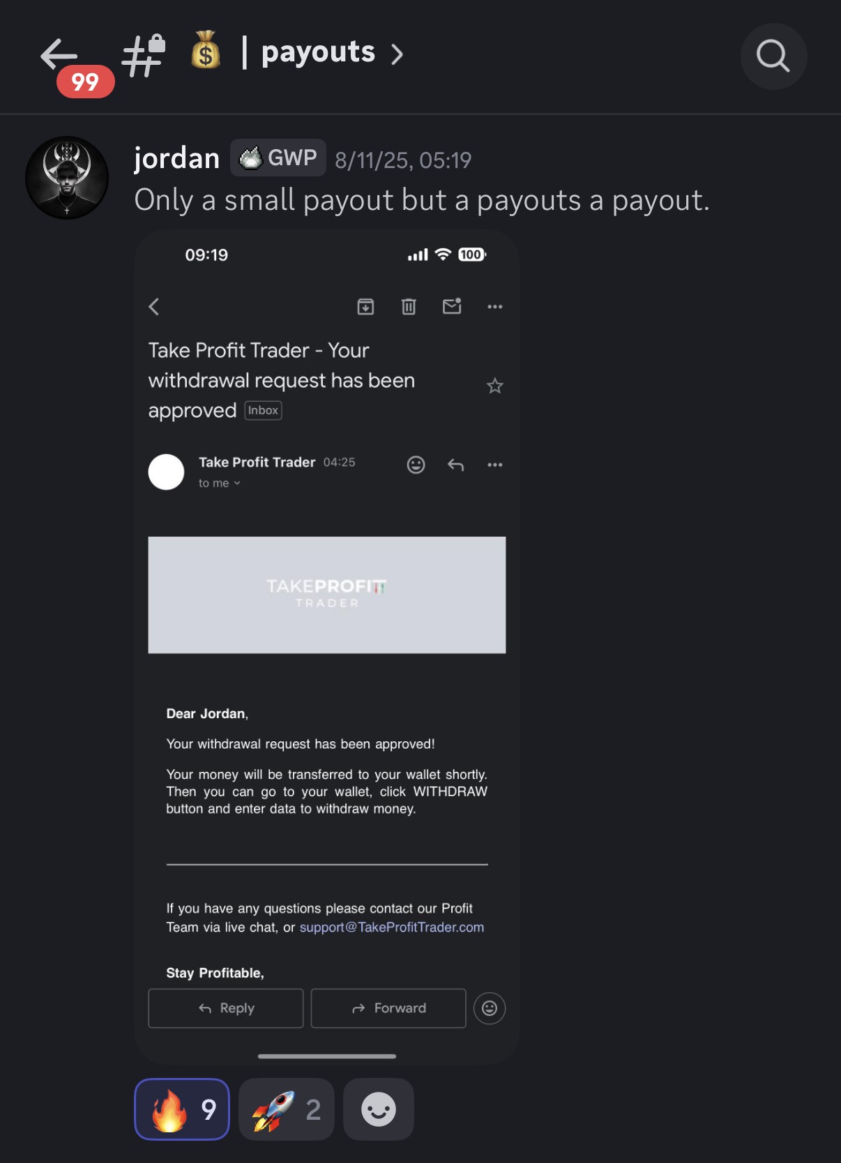TigTrades Student Result 30