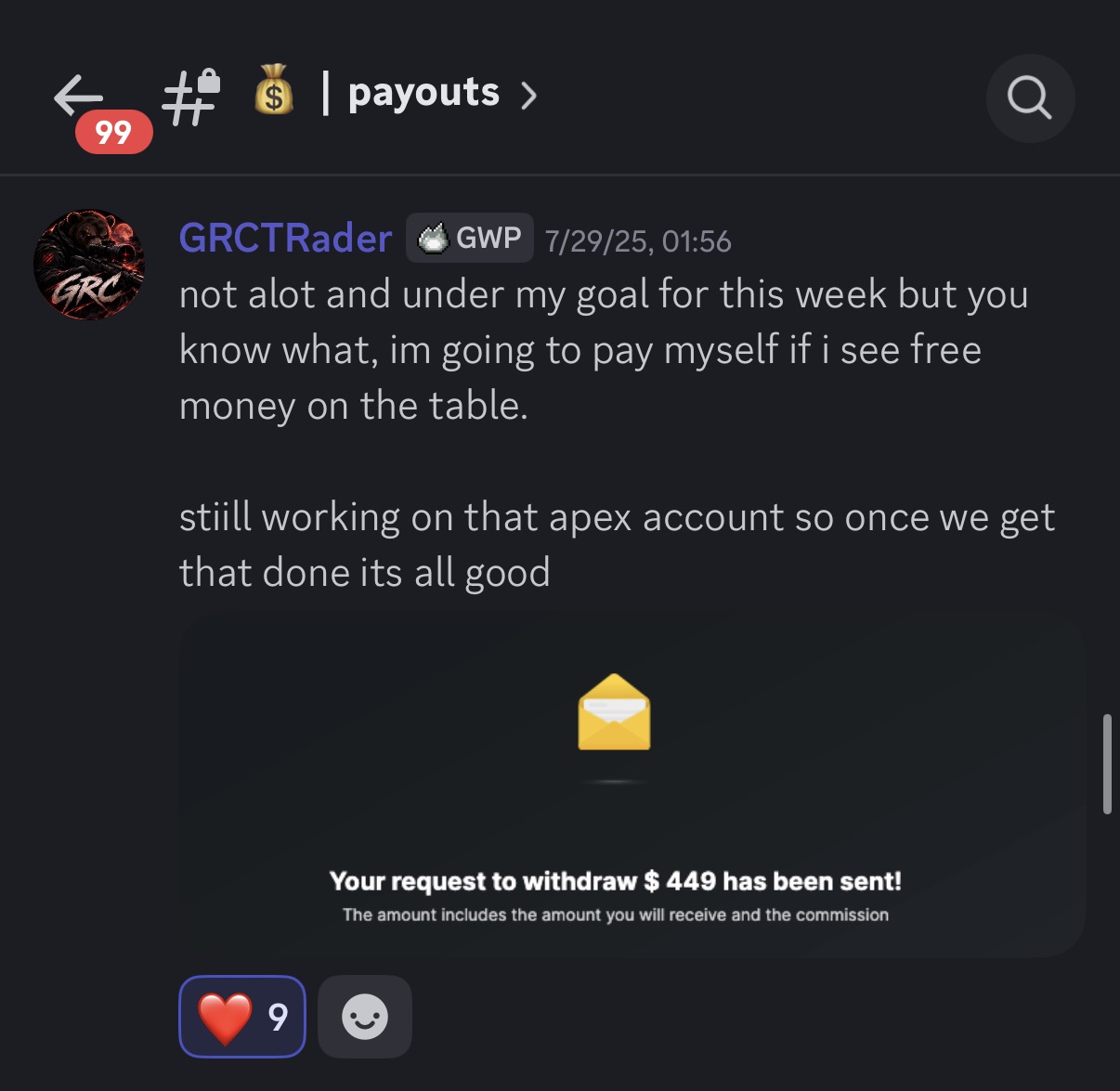 TigTrades Student Result 32